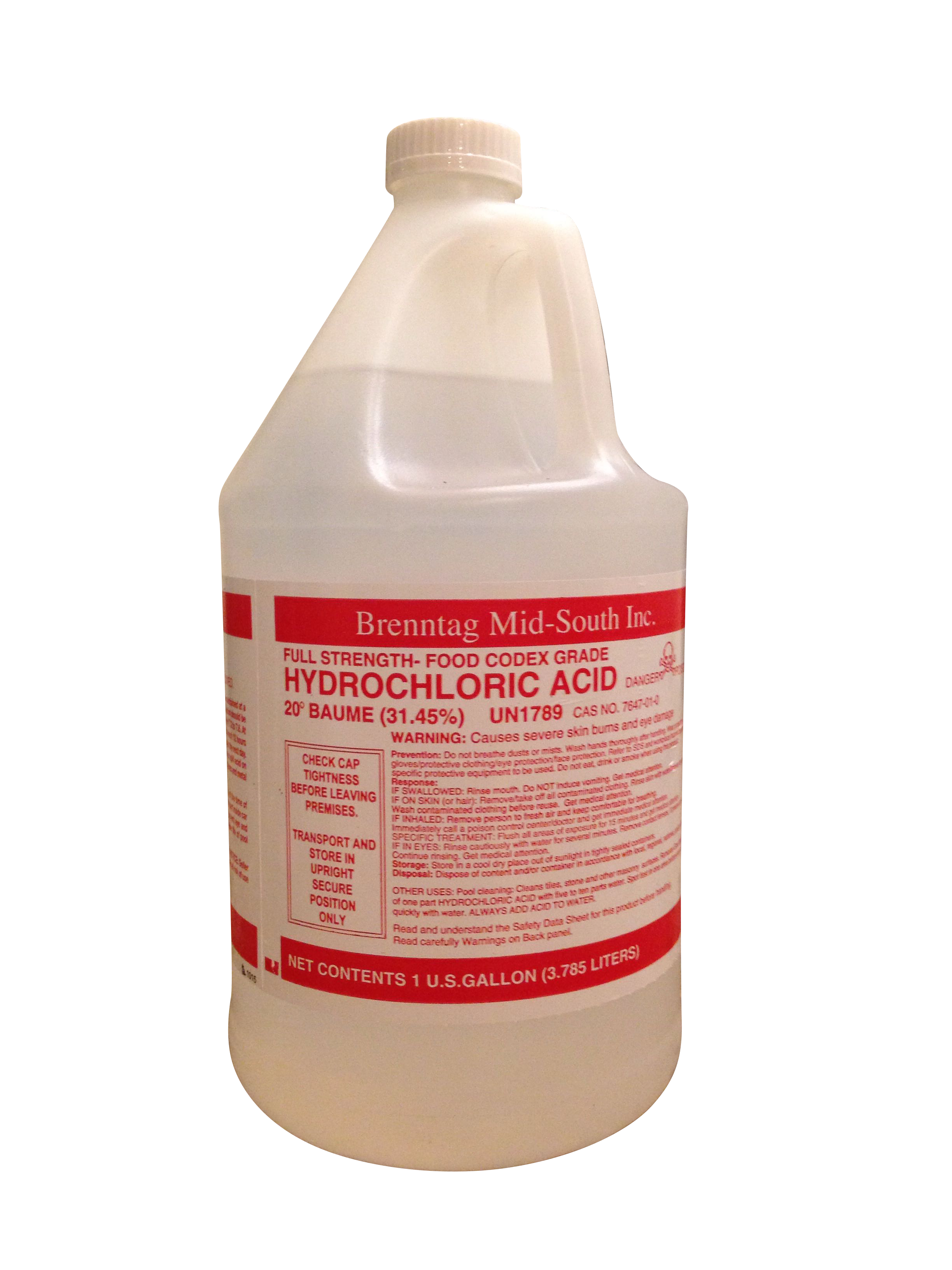 Muratic Acid 1 Gallon-The Pool Supply Warehouse