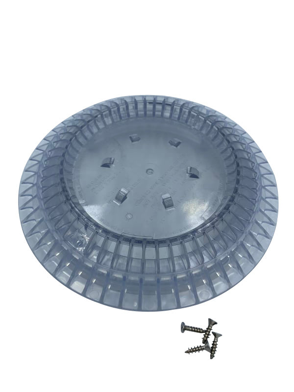 8" Clear AV Pebble Top Drain & Frame - CC8100 - Main Drain Cover - AQUASTAR POOL PRODUCTS INC - The Pool Supply Warehouse