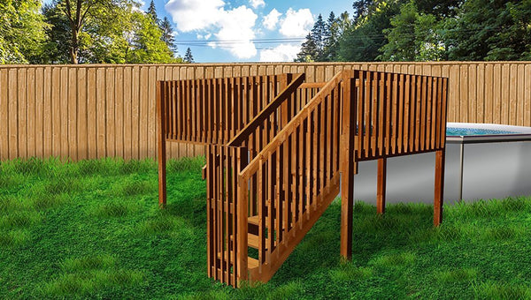 Above Ground Pool Deck Kit (8' X 16')