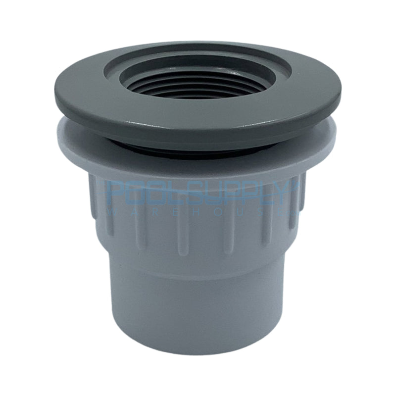 CMP 1-1/2x2" Fiberglass Wall Return Fitting with Nut and Gasket - 25523-501-100 - The Pool Supply Warehouse