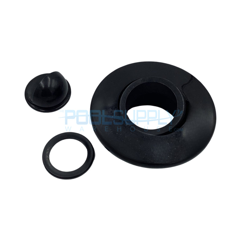 CMP 2" Self-Aligning Aussie Insider, Black - 25559-204-000 - The Pool Supply Warehouse