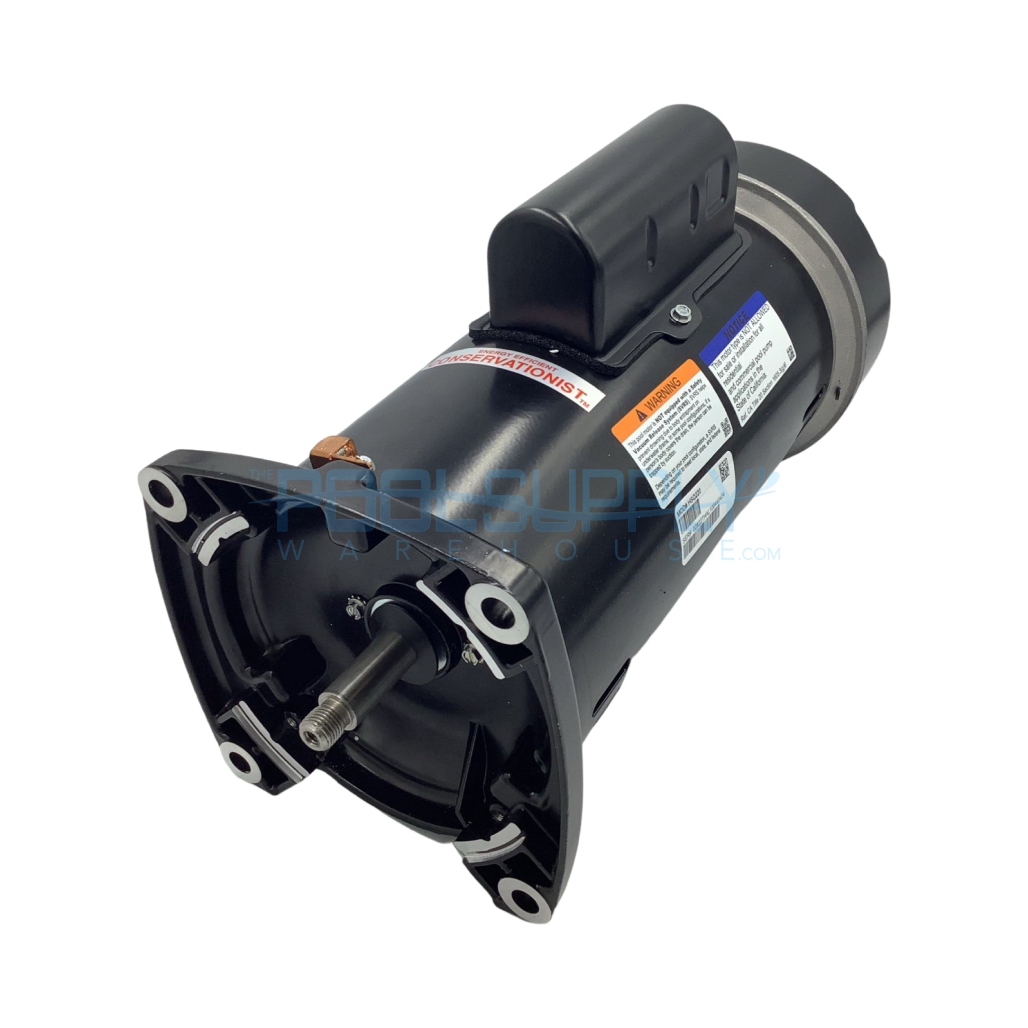 Century® 2 HP Square Flange Replacement Motor - HSQ220 - The Pool Supply Warehouse