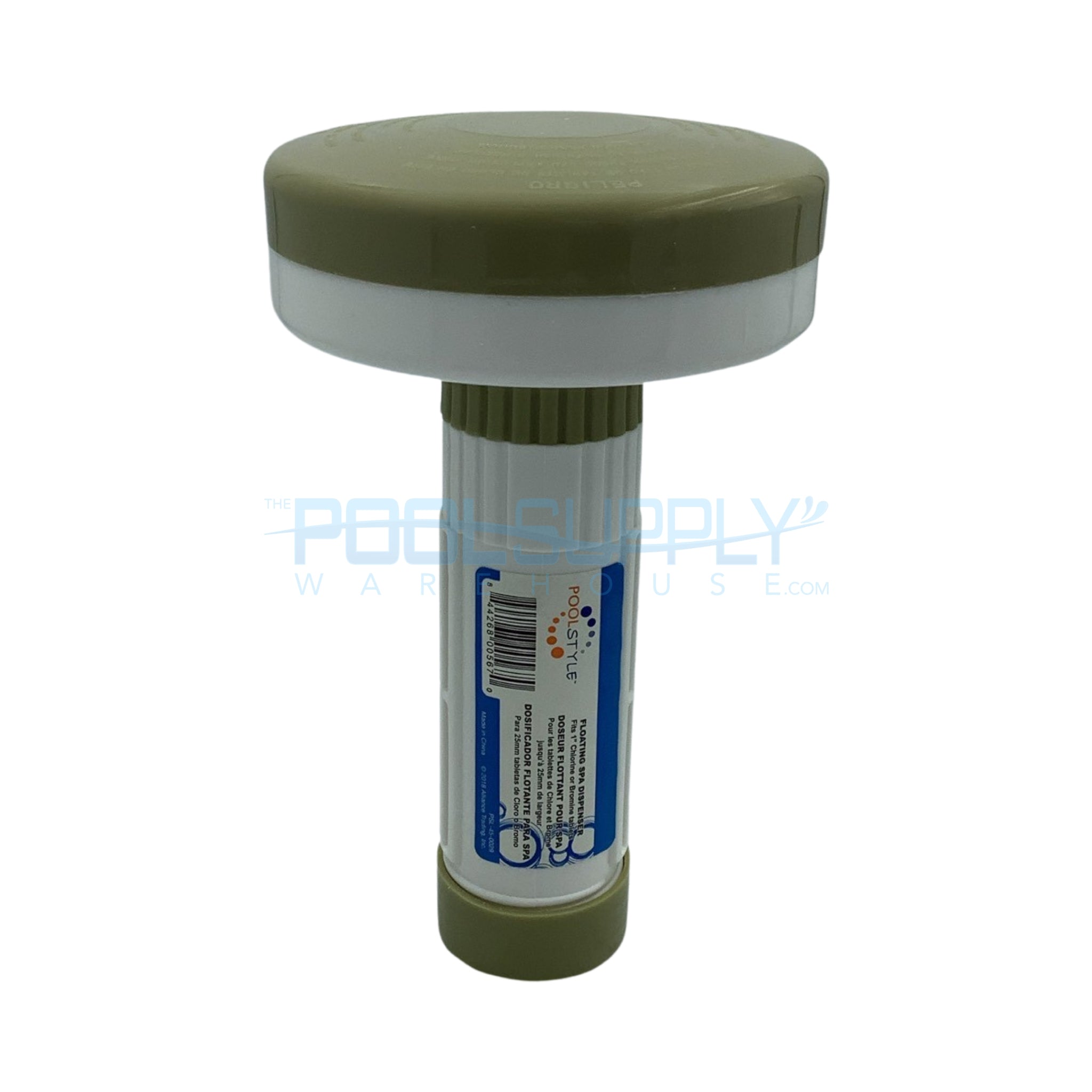 Floating Chlorine Dispenser for 1 Inch Tabs - K676BU/BG - The Pool Supply Warehouse