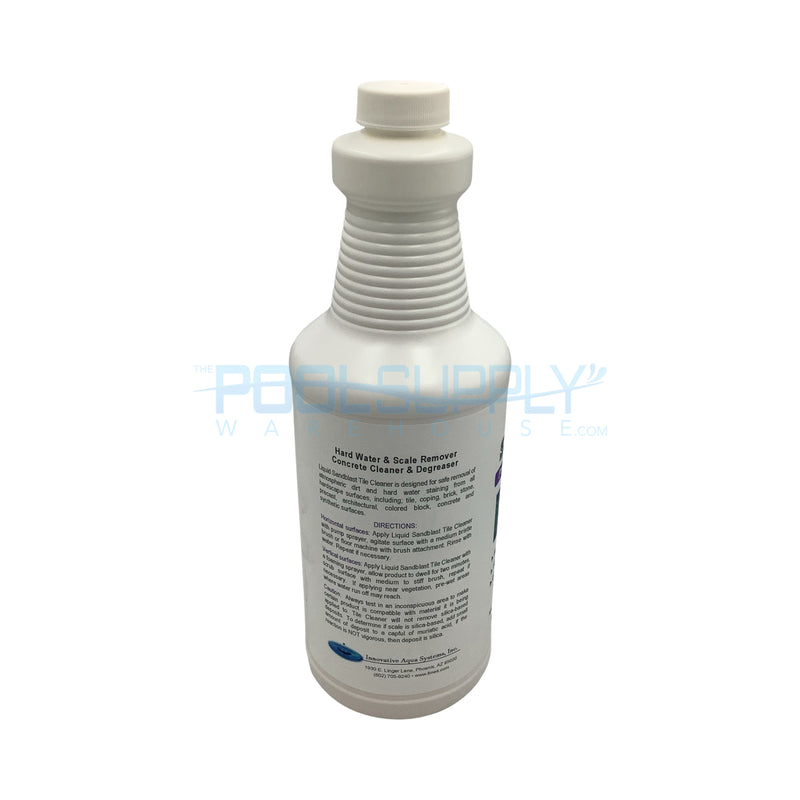 Innovative Aqua Systems Liquid Sandblast Tile Cleaner - 1 Qt. - IAS-LSBH-32QT - The Pool Supply Warehouse