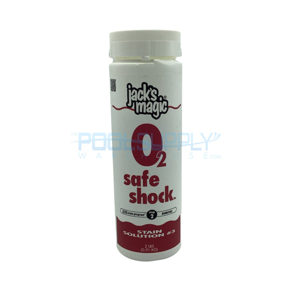 Jack's Magic 02 Safe Shock - Stain Solution #3 - JMSAFE2 - The Pool Supply Warehouse