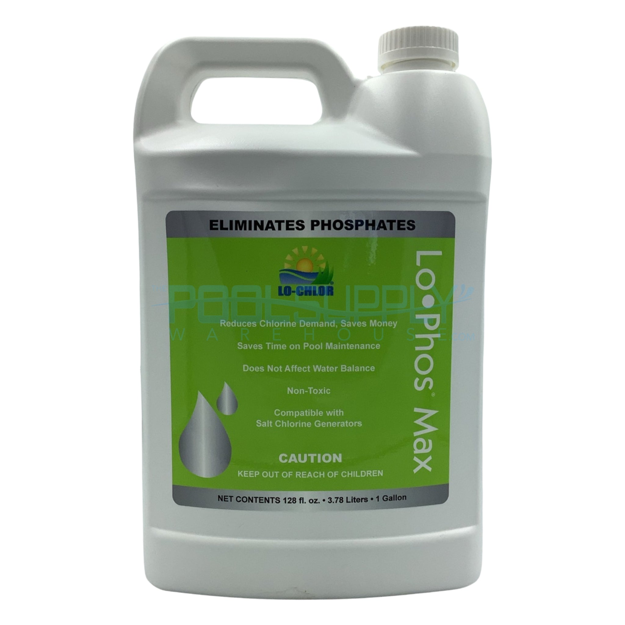 Lo-Chlor Lo-Phos Max Phosphate Remover - 1 Gallon - LO-PHOS-MAX-G - The Pool Supply Warehouse