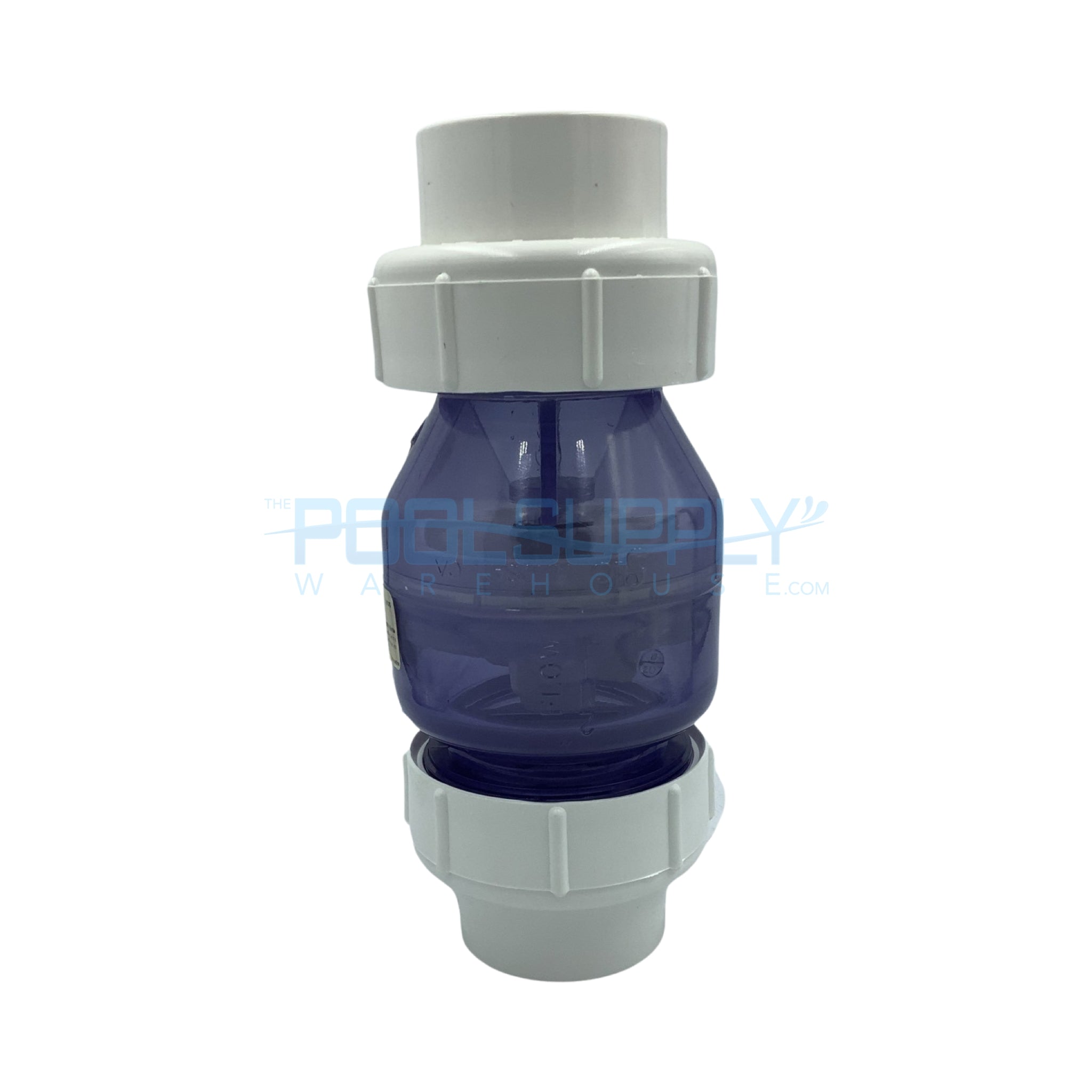 NDS 2" True Union Spring Check Valve, Clear - 1700C20 - The Pool Supply Warehouse