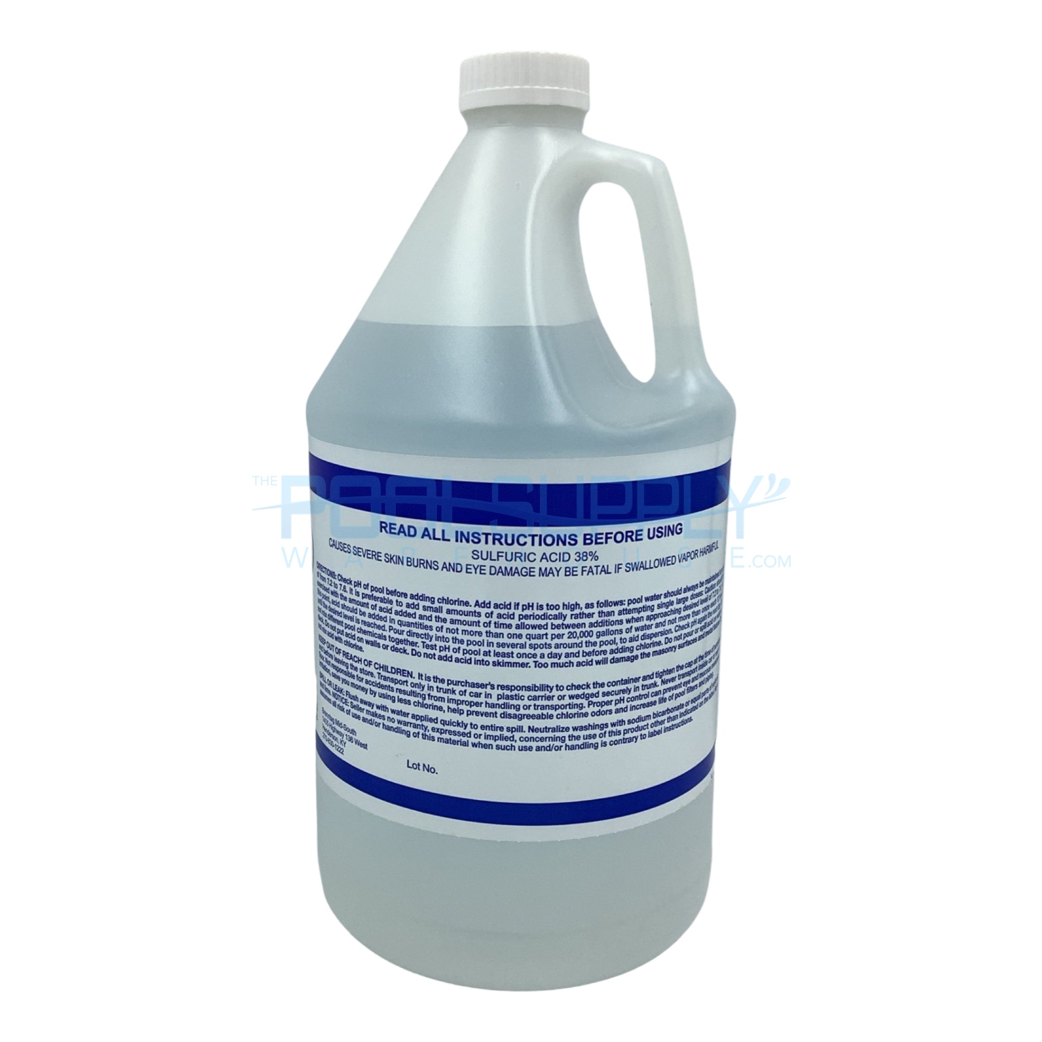 Non-Fuming Pool Acid 1 Gallon - AAA-8626 - The Pool Supply Warehouse