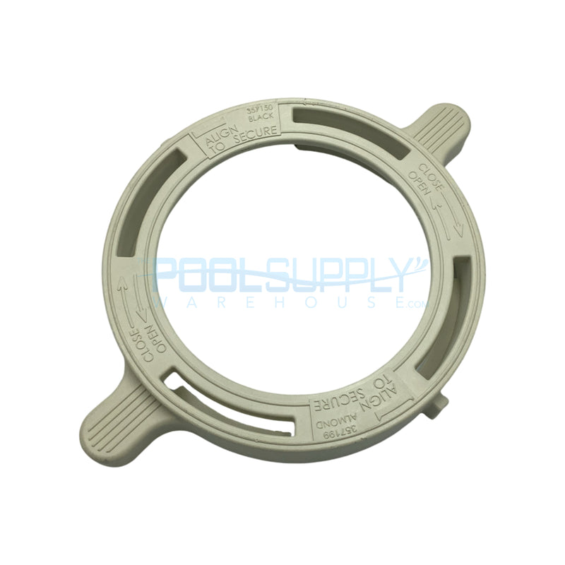Pentair Almond WhisperFlo Cam & Ramp Strainer Cover Clamp - 357199 - The Pool Supply Warehouse