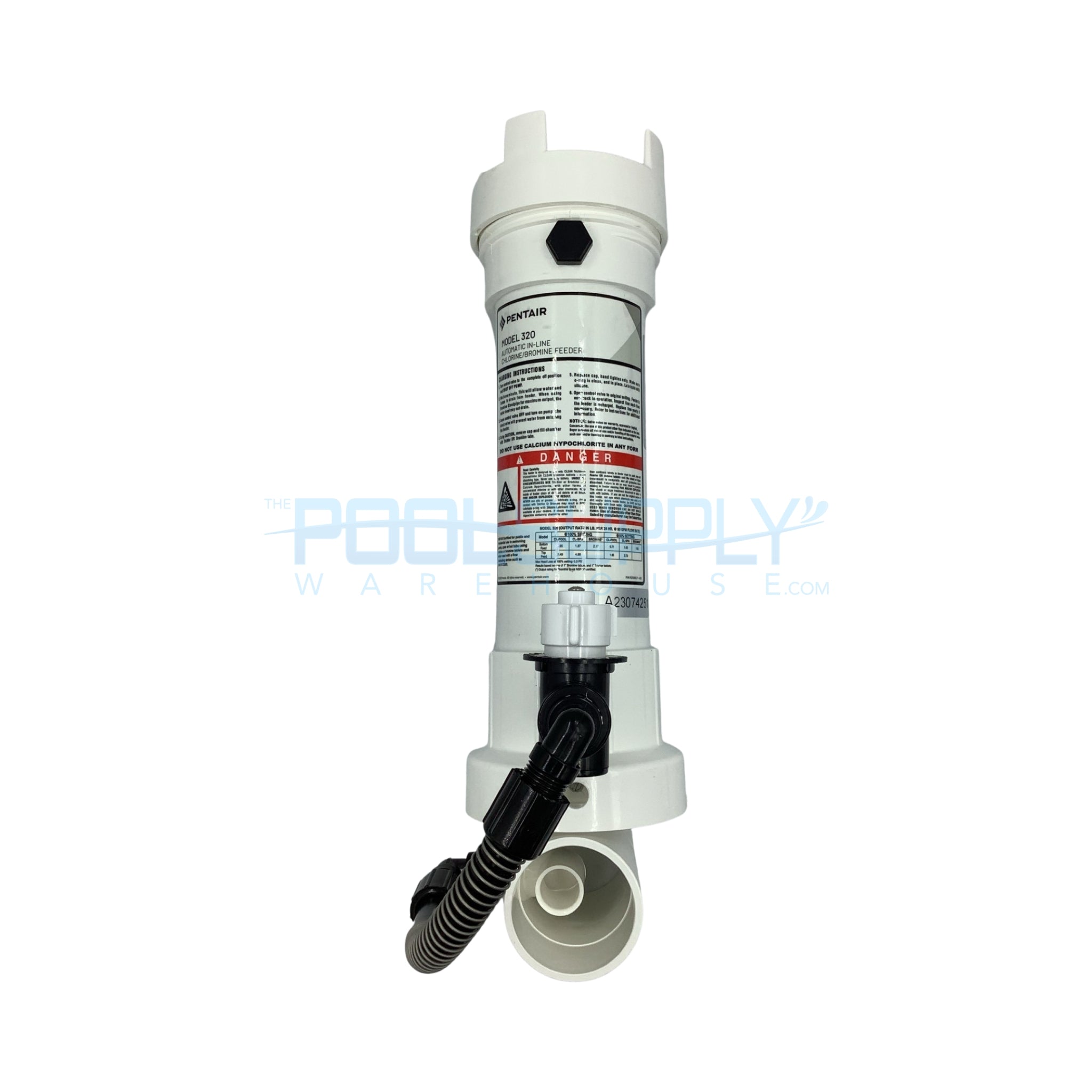 Pentair #320 Inline Chemical Feeder - R171096 - The Pool Supply Warehouse