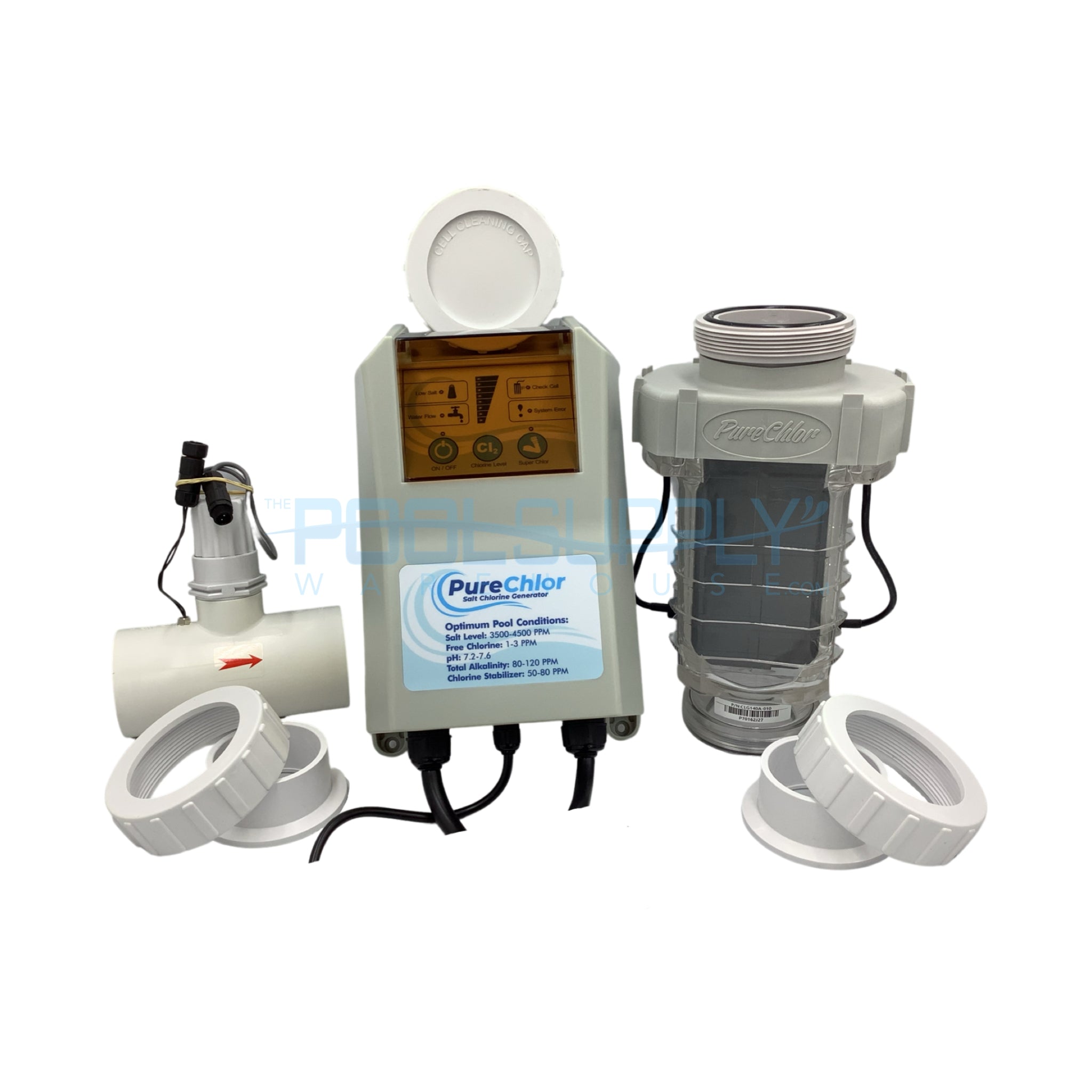 PureChlor 40K Complete Chlorine Generator Kit - CLG140A - The Pool Supply Warehouse