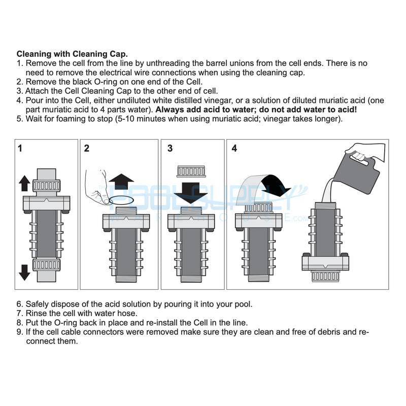 Solaxx / PureChlor Salt Cell Cleaning Cap - GNR00004