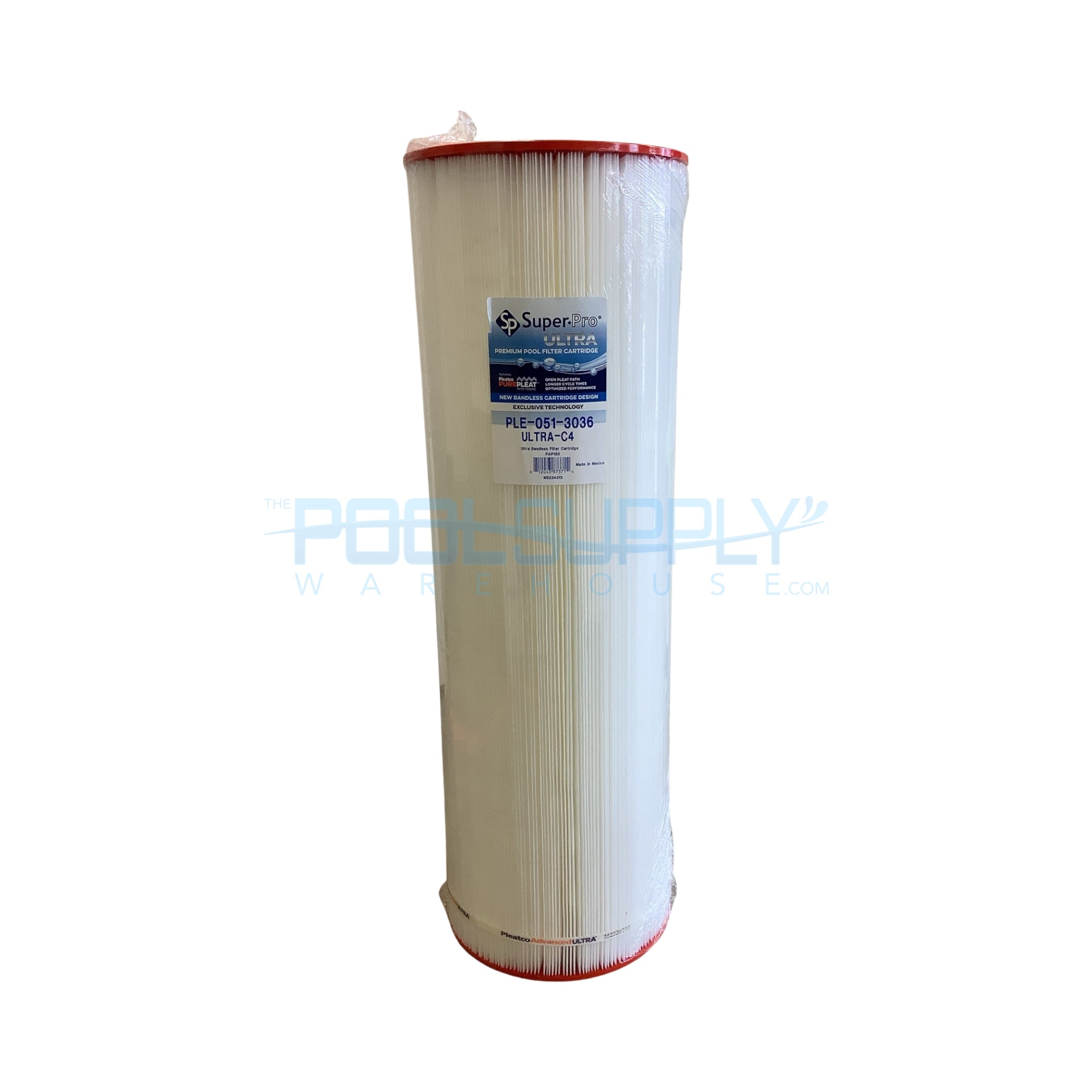 Super-Pro 150 Sq Ft Replacement Filter Cartridge - ULTRA-C4 - The Pool Supply Warehouse
