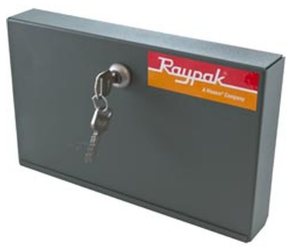 Raypak Poolstat Cover/Lock For Model 185, 265, 335, 405 Pool Heater - 005198