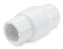 NDS 1/2" Spring Check Valve SxS, White - 1011-05
