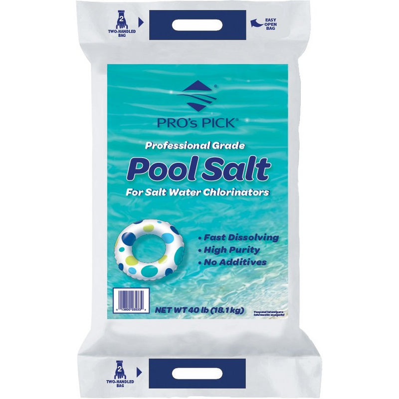 Pros Pick Professional Grade Pool Salt 40 LB - 110003398