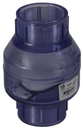 NDS 2" Swing Check Valve SxS, Clear - 1520C20