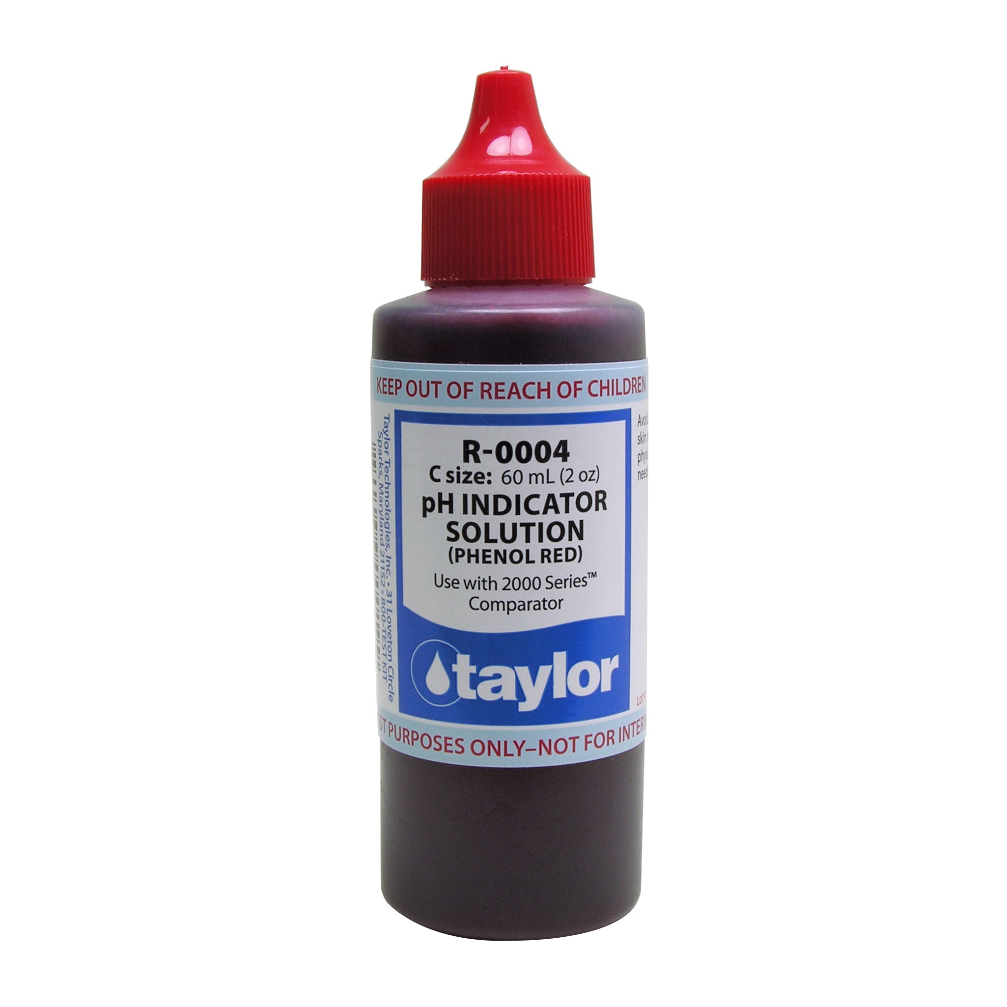 Taylor Replacement Reagent R-0004 - 2 oz - R-0004-C-12 - The Pool Supply Warehouse