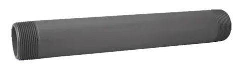 Lasco 1"x12" Nipples PVC Schedule 80 Nipples TBE - 210120 - The Pool Supply Warehouse