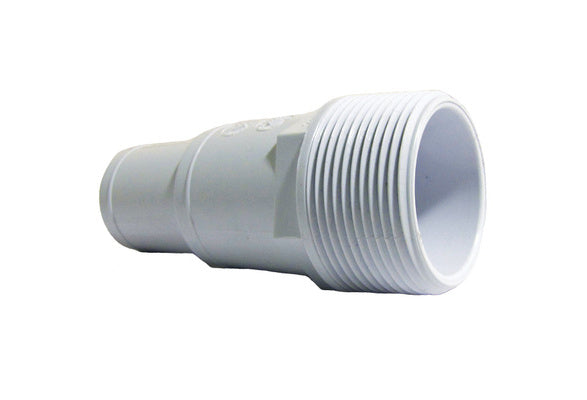Super-Pro Hose Adapter Combo 1-1/2" MPT x 1-1/2"/1-1/4" Hose - 21093-000-000 - The Pool Supply Warehouse
