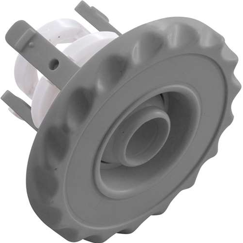 Waterway Plastics Mini Gunite Jet Internals Directional Scalloped Gray - 224-1007G - The Pool Supply Warehouse