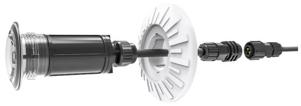 CMP Brilliant Wonders 11W 12V RGB 1-1/2" P-Style LED Light w/ 150' Cord - 25503-560-150P