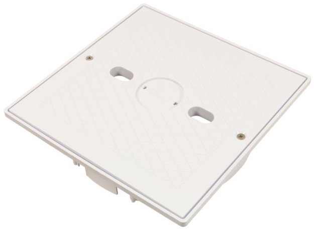 CMP Square Skimmer Cover and Collar, White - 25538-900-000