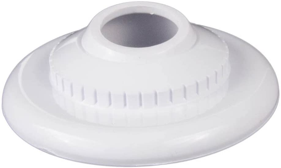 CMP 1-1/2"x1" Threaded Directional Flow Outlet w/ Flange, White - 25553-400-000