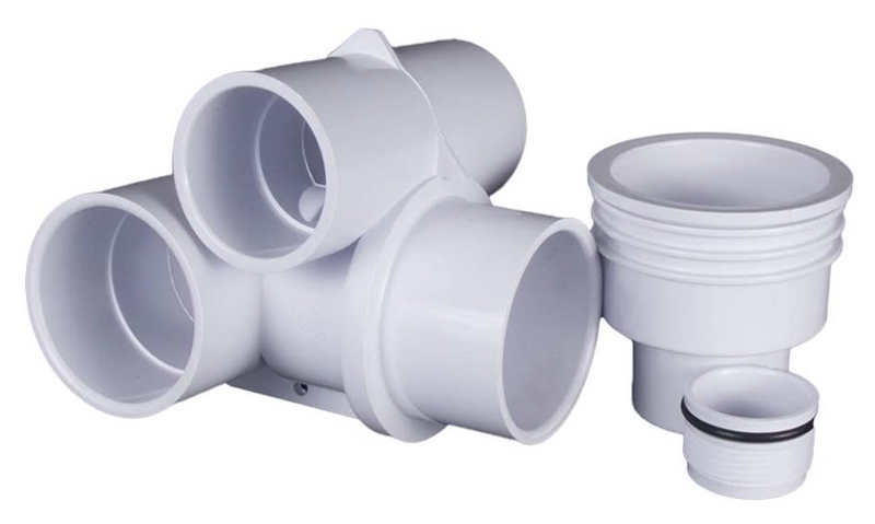 Super-Pro Gunite Spa Jet Body Assembly - White - 25580-000-000 - The Pool Supply Warehouse