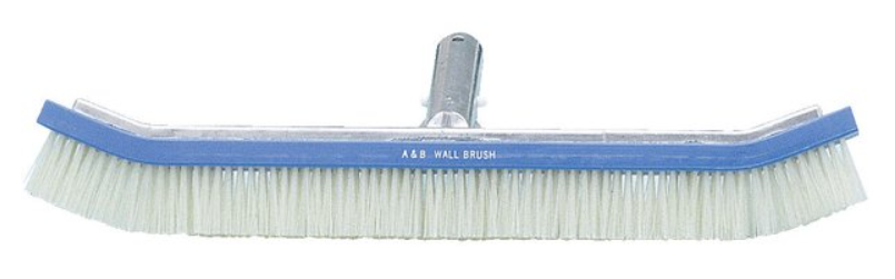 A&B 18" Tile Scrubber Curved Standard Wall Brush - 3010