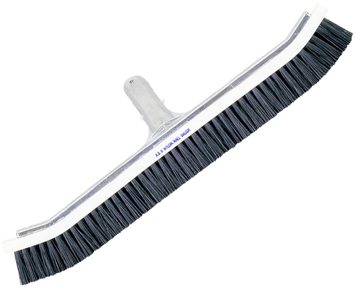 A&B 18" Tile Scrubber Serviceman's Special Curved Wall Brush - 3015