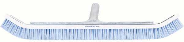 A&B 36" Commercial Curved Wall Brush, Aluminum Handle - 3030