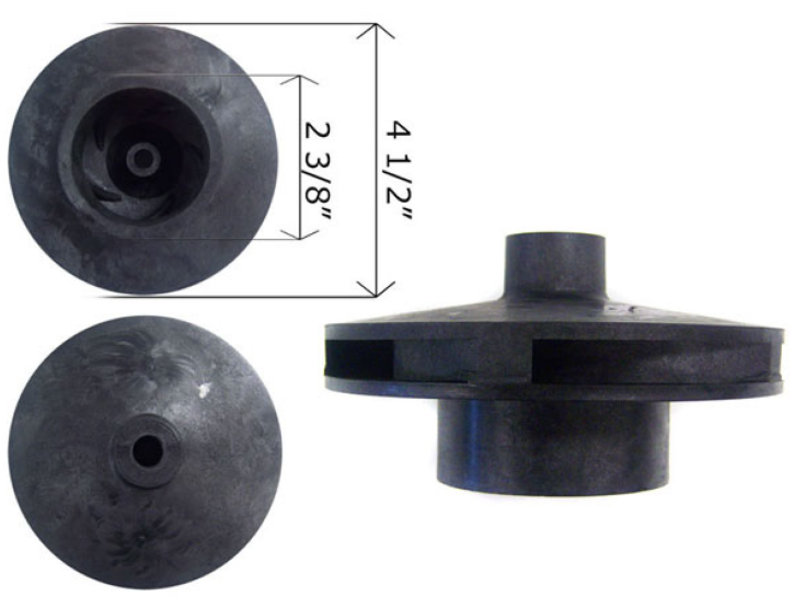 Pentair High-Flow Up Rated Impeller - 355067 - The Pool Supply Warehouse