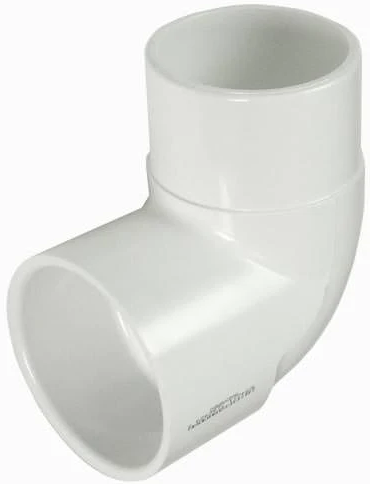 Spears 2" PVC 90 ST ELL Spigot x Socket SCH40 - 409-020