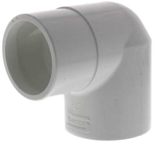 Spears SCH40 2-1/2" PVC 90° Street ELL Spigot x Socket - 409-025