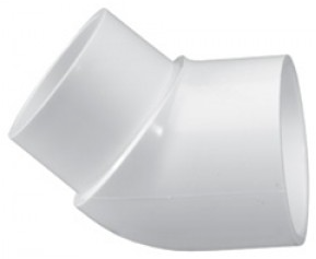 Lasco 1-1/2" SCH40 45° Street Elbow SP x Slip - 423015