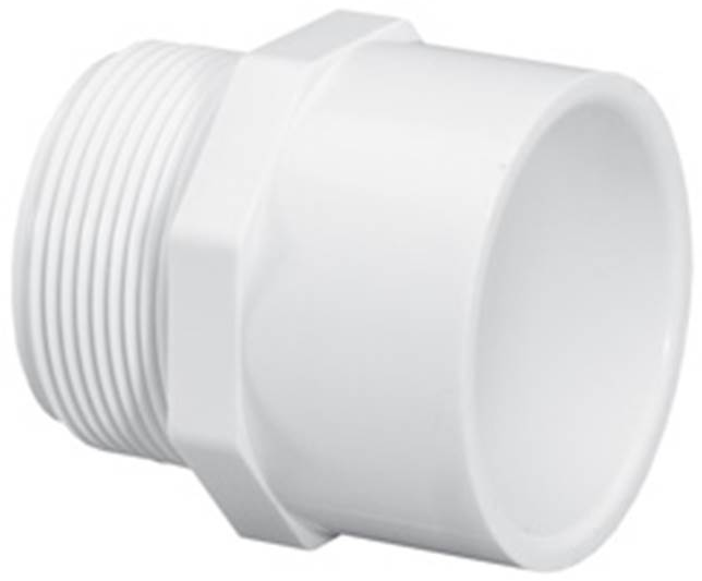 Lasco 3" SCH40 Male Adapter MPT x Slip - 436030 - The Pool Supply Warehouse
