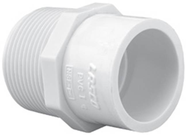 Lasco 2"x2-1/2" SCH40 Reducing Male Adapter MPT x Slip - 436252