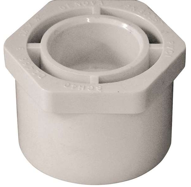 Lasco 1-1/2"x3/4" SCH40 Reducer Bushing SP x Slip - 437210BC - The Pool Supply Warehouse