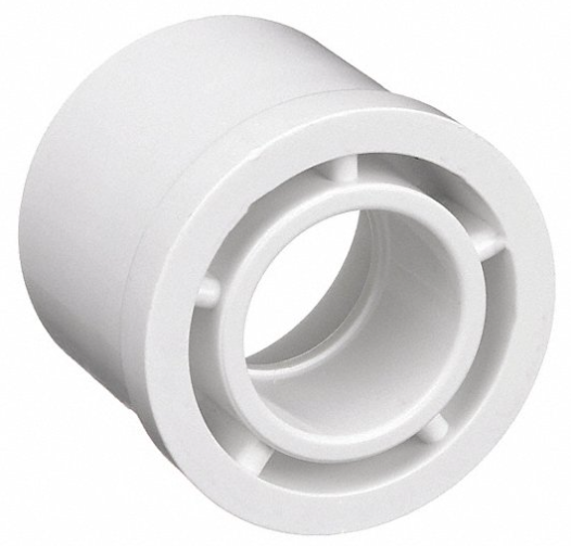 Lasco 1.50"x1.25" SCH40 Reducer Bushing SP x Slip - 437212BC - The Pool Supply Warehouse