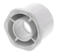 Lasco 8"x2" Spigot x Socket SCH40 PVC Reducer Bushing - 437578