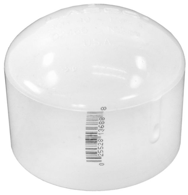 Spears SCH40 2" PVC Cap, White - 447-020