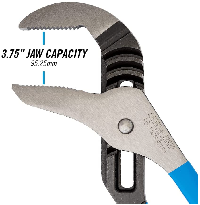 Channellock 16-1/2" Straight Jaw Tongue and Groove Pliers - 460