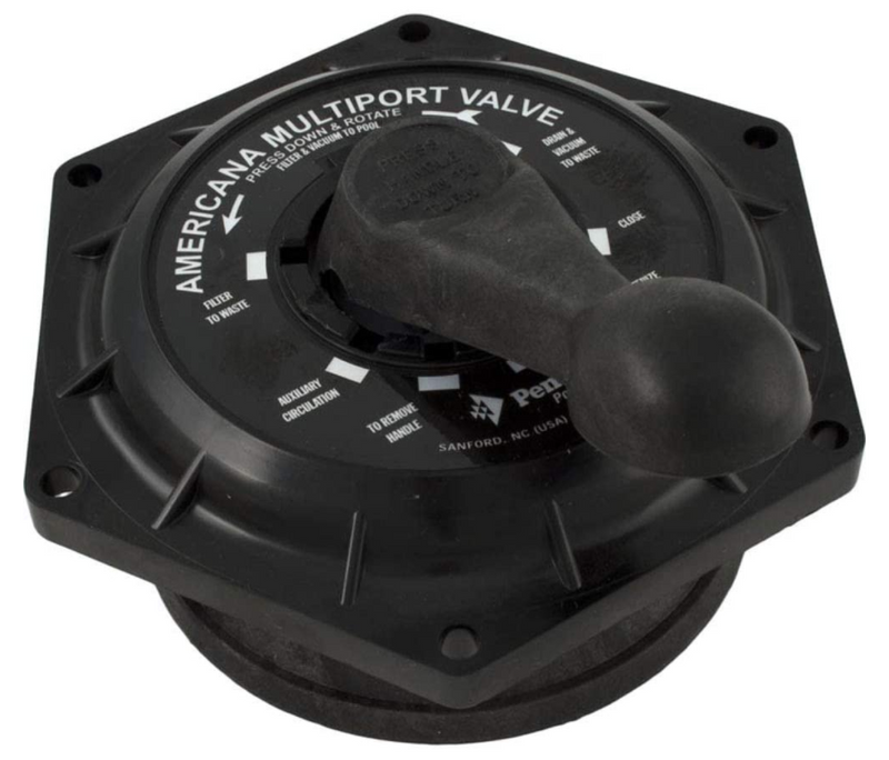 Pentair Black Top Assembly For Sta-Rite® 1-1/2 Inch Side Mount MultiPort Valve - 51000111 - The Pool Supply Warehouse