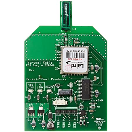 Pentair MobileTouch Transceiver Circuit Board with Attached Antenna - 520946Z - The Pool Supply Warehouse