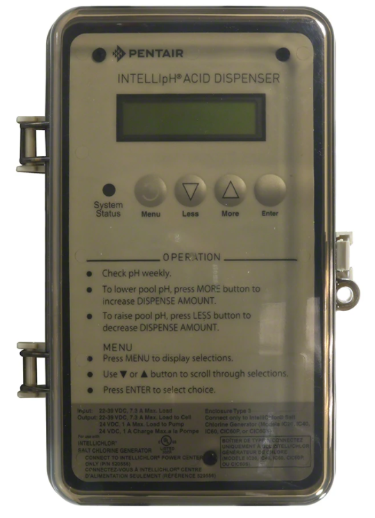 Pentair IntellipH Controller Unit - 522711