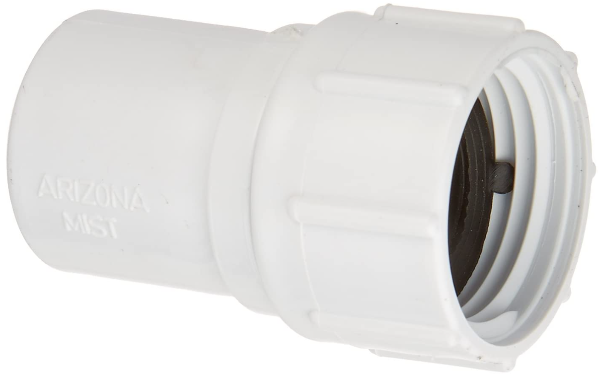 Orbit® 1/2" Slip x 3/4" FHT PVC Hose to Pipe Fitting, White - 53368