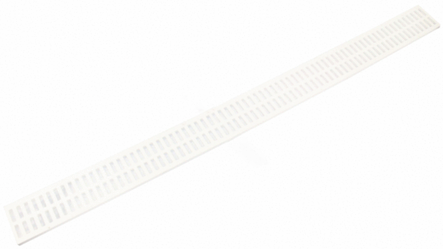 NDS 3 Ft. Channel Grate for Mini Channel™ Drains, White - 540