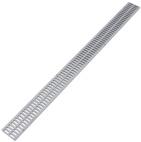NDS 3 Ft. Channel Grate For Mini Channel™ Drains, Gray - 541