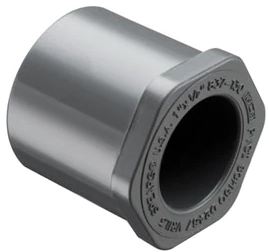 Lasco 10"x6" SCH80 Reducer Bushing (Flush Style) SP x Slip, Gray - 837626